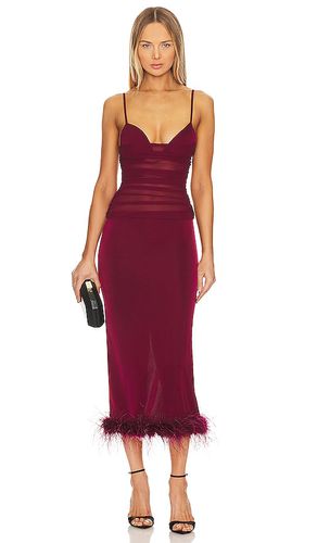 Vestido rhiannon en color burgundy talla L en - Burgundy. Talla L (también en M, S, XL, XS) - NBD - Modalova