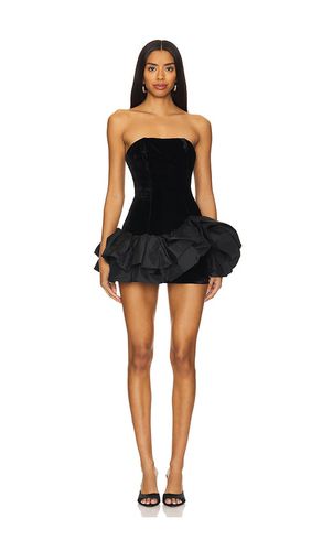 Vestido ella strapless ruffle en color talla M en - Black. Talla M (también en S) - NBD - Modalova