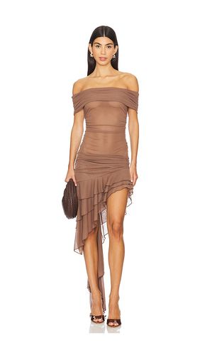 Vestido fernanda en color talla L en - Brown. Talla L (también en M, S, XL, XS, XXS) - NBD - Modalova