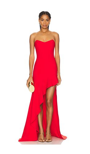 Vestido desirae asymemetrical en color talla L en - Red. Talla L (también en M, S, XL, XS, XXS) - NBD - Modalova