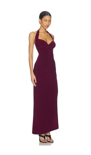 X REVOLVE Halter Sweetheart Side Drape Gown in . Size S. Also in M - Norma Kamali - Modalova
