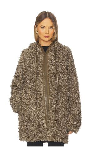 Oversized Raglan Sleeve Zip Front Hooded Jacket in . Size L. Also in S - Norma Kamali - Modalova