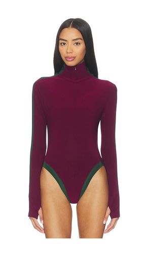 Side Stripe Turtleneck Bodysuit in ,. Size L. Also in S - Norma Kamali - Modalova