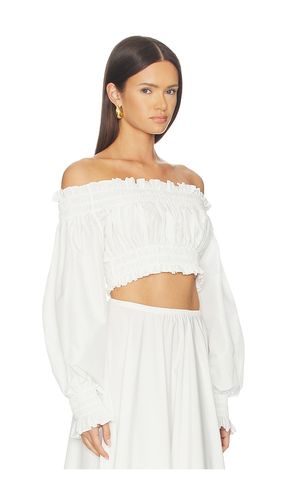 Long Sleeve Peasant Cropped Top in . Size L. Also in M, XL - Norma Kamali - Modalova