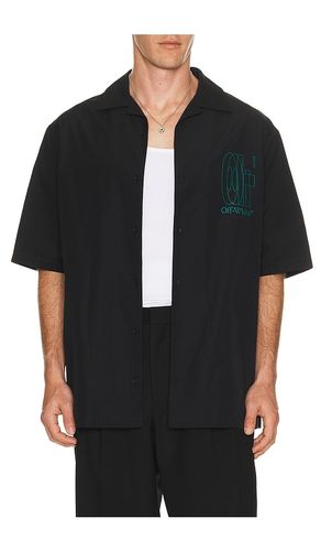 Double Arrow Bowling Shirt in . Taglia 46. Also in 50 - OFF-WHITE - Modalova