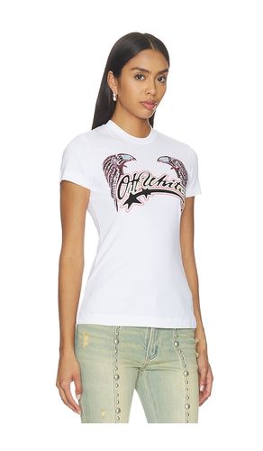 OFF- Swarovski Double Eagle Slim Tee in & . Size XS. Also in S, M - OFF-WHITE - Modalova