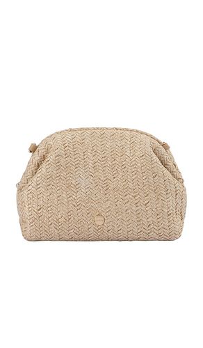 Kaia Studded Woven Clutch in - olga berg - Modalova