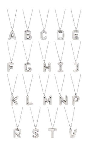 Bubble Initial Necklace in . Size I. Also in R - petit moments - Modalova