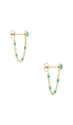 Turquoise Drop Earring in - petit moments - Modalova