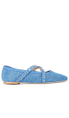 Zapato plano ralphie en color azul talla 10 en - Blue. Talla 10 (también en 5.5, 6, 6.5, 7, 7.5, 8, 8.5, 9, 9.5) - RAYE - Modalova
