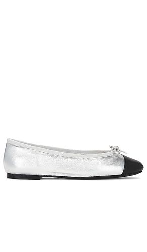 Zapato plano natalia ballet en color metálico talla 10 en & - Metallic Silver. Talla 10 (también en 5.5, 6, 6.5, 7 - RAYE - Modalova