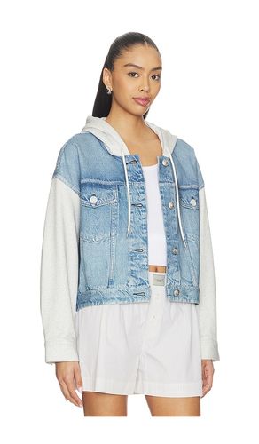 Rb Miramar Terry Combo Hooded Trucker in , . Taglia M. Also in L - Rag & Bone - Modalova