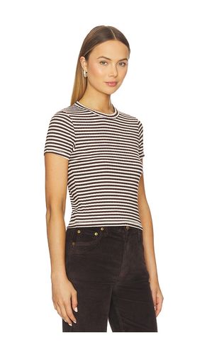 Luca Stripe Rib Baby Tee in . Size XS. Also in S - Rag & Bone - Modalova