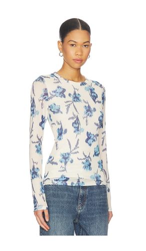 Yana Printed Mesh Long Sleeve Tee in ,. Size S. Also in XS, M - Rag & Bone - Modalova
