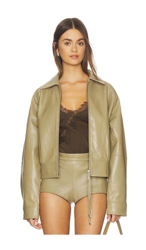 Mariel Leather Jacket in . Size M. Also in S, XS, XXS - retrofete - Modalova