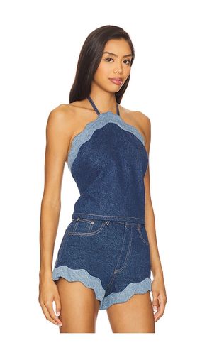 Rhonda Denim Top in . Size XS. Also in S - retrofete - Modalova