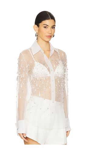 Aubriella Embellished Shirt in . Size S. Also in L - retrofete - Modalova