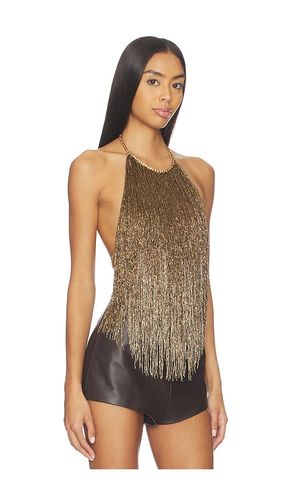 Sable Fringe Top in . Size M. Also in S, XS - retrofete - Modalova