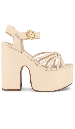 Sandalia de plataforma mahi en color crema talla 10 en - Cream. Talla 10 (también en 9) - Schutz - Modalova