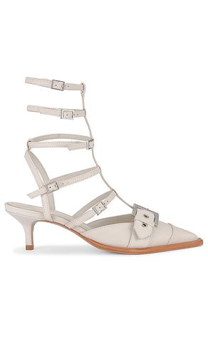 Tacón penny en color ivory talla 10 en - Ivory. Talla 10 (también en 6, 7.5, 8.5, 9.5) - Schutz - Modalova