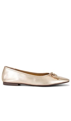 Zapato plano arissa en color oro metálico talla 6 en - Metallic Gold. Talla 6 (también en 9) - Schutz - Modalova