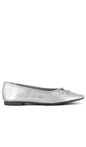 Zapato plano arissa en color plateado metálico talla 6 en - Metallic Silver. Talla 6 (también en 8.5) - Schutz - Modalova