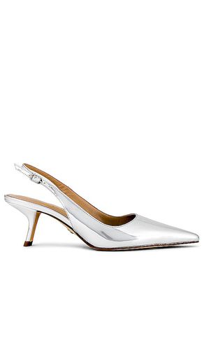 Zapato de tacón con talón abierto bianka en color plateado metálico talla 6.5 en - Metallic Silver. Talla 6.5 (tam - Sam Edelman - Modalova