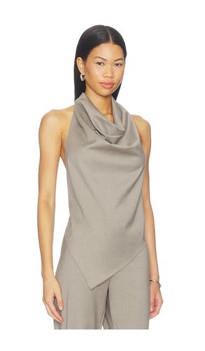Wool Cowl Backless Top in . Taglia S. Also in M, L - St. Agni - Modalova