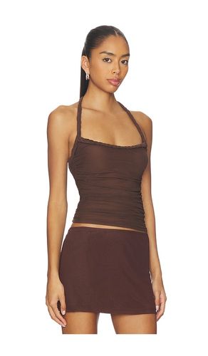 Gianna Ruched Halterneck Top in . Size S. Also in M, L, XL, XXL - SNDYS - Modalova