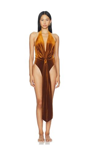 Vika Velvet Bodysuit in . Size M. Also in S, XS, XXS - SEROYA - Modalova