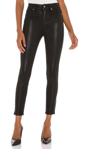 The high waist ankle skinny with faux pockets en color negro talla 29 en - Black. Talla 29 (ta - 7 For All Mankind - Modalova