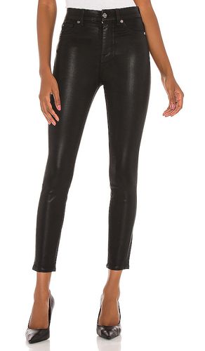 The high waist ankle skinny with faux pockets in color black size 32 in - Black. Size 32 (also in 28 - 7 For All Mankind - Modalova