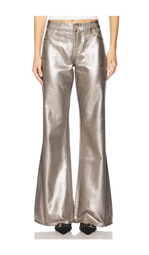 Spencer flare en color plateado metálico talla 24 en - Metallic Silver. Talla 24 (también en 27, 2 - 7 For All Mankind - Modalova