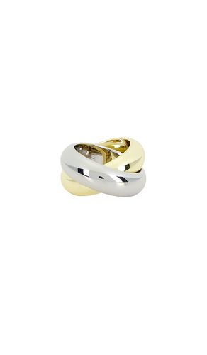 Anillo ross en color metálico talla 5 en & - Metallic Gold. Talla 5 (también en 6, 7, 8) - SHASHI - Modalova