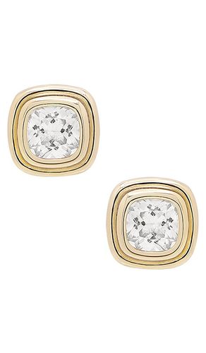 Cushion Bezel Stud in - SHASHI - Modalova