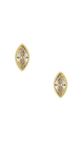 Marquise Bezel Stud in - SHASHI - Modalova