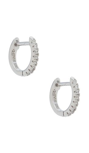 Micro Pave Huggie Earrings in - SHASHI - Modalova