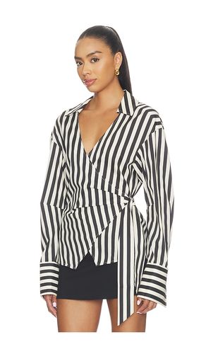Anya Poplin Wrap Top in & . Size L. Also in M, S, XL, XS - SIMONMILLER - Modalova