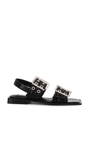 Sandalia sandria en color negro talla 6 en - Black. Talla 6 (también en 6.5, 7, 7.5, 8, 8.5, 9, 9.5) - Steve Madden - Modalova