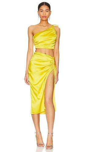 Kristy Ruched Skirt Set in . Taglia XXS - superdown - Modalova