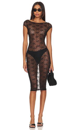 Laila Sheer Midi Dress in . Size XXS - superdown - Modalova