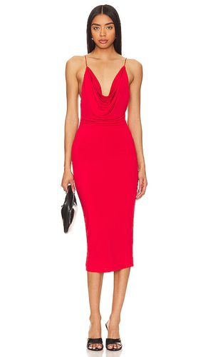 Vestido midi leighton en color talla L en - Red. Talla L (también en M, XL) - superdown - Modalova