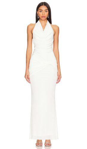 Vestido largo dahlia en color talla L en - White. Talla L (también en M, S, XL) - superdown - Modalova