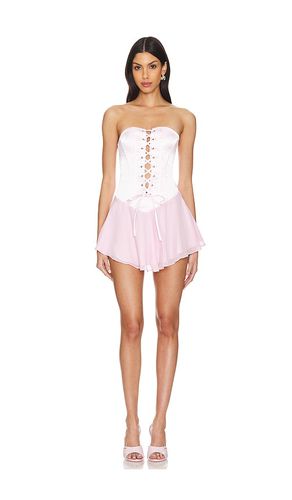 Vestido ebony corset en color talla L en - Pink. Talla L (también en M, S, XL, XS, XXS) - superdown - Modalova