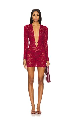 Violetta Sheer Mini Dress in . Taglia M, S, XL, XS, XXS - superdown - Modalova