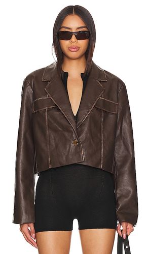 Blakely Faux Leather Jacket in . Size L. Also in XS - superdown - Modalova