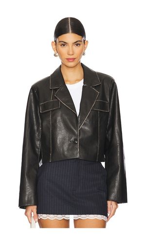 Blakely Faux Leather Jacket in . Size M. Also in L - superdown - Modalova
