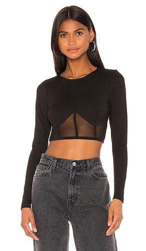 Alexia Mesh Crop Top in . Size XS, XXS - superdown - Modalova