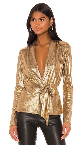 Desiray tie blazer en color oro metálico talla M en - Metallic Gold. Talla M (también en XS) - superdown - Modalova