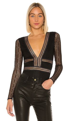 Britni Deep V Bodysuit in . Taglia M. Also in XS - superdown - Modalova